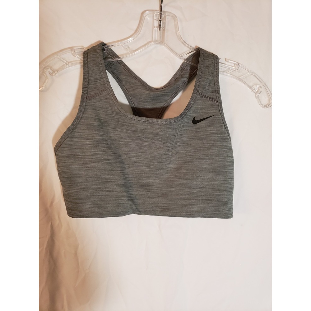 Women's Nike Dri Fit  Gray Sports Bra Size M